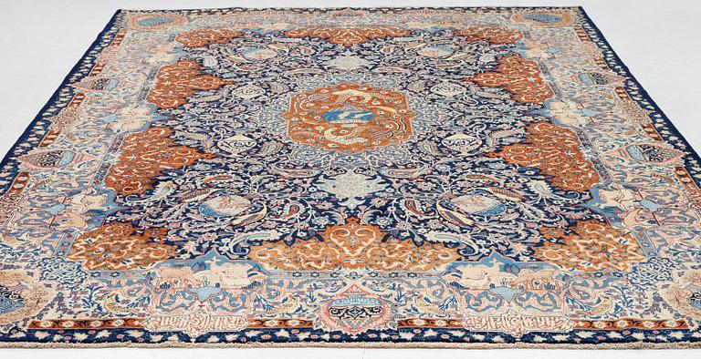 Matta, Kashmar ca 385 x 298 cm.