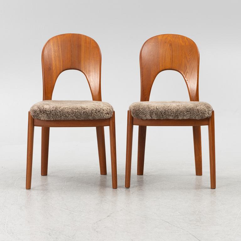 Niels Kofoed, six chairs, Hornslet, Denmark, second half of the 20th Century.