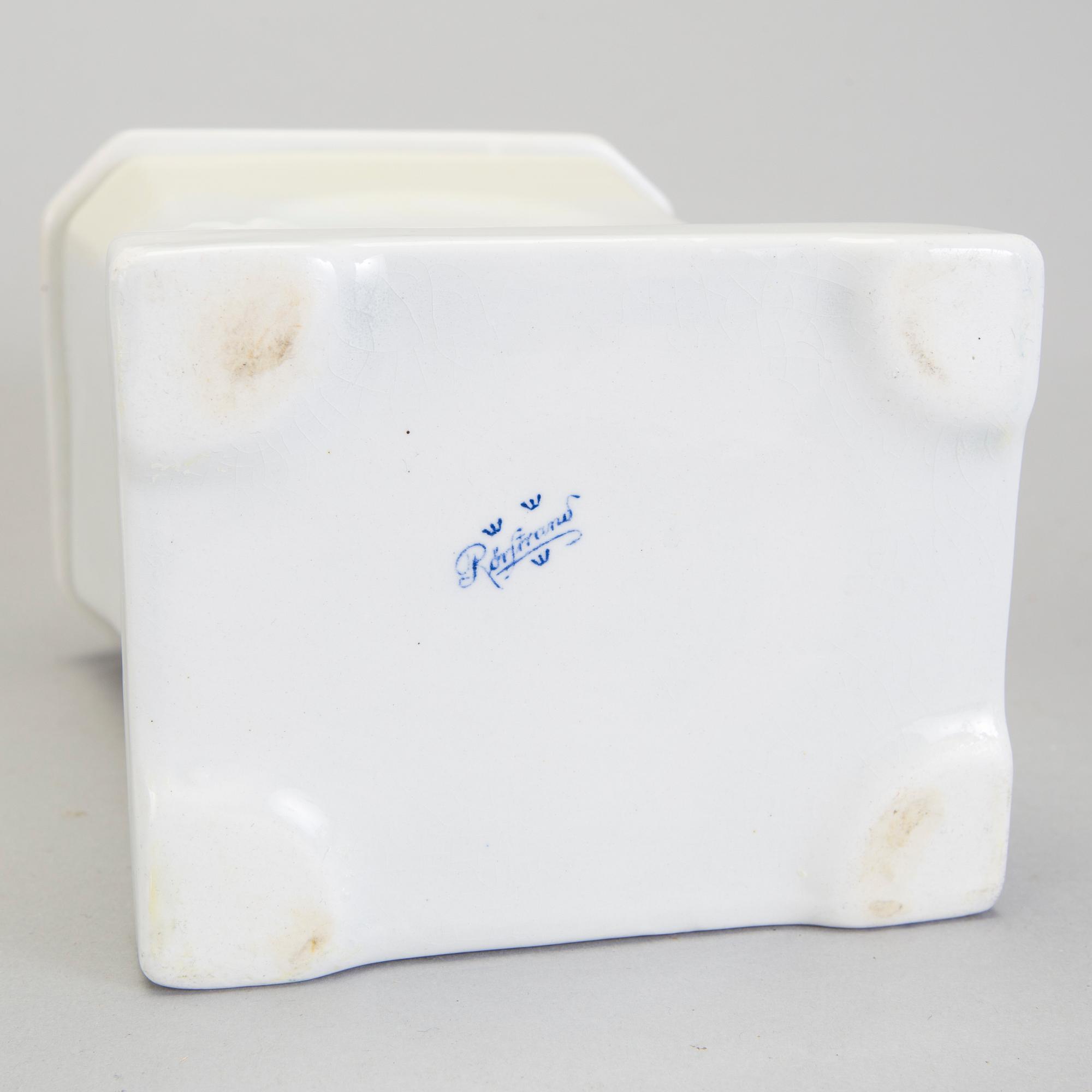 SPECERIBURKAR/KRYDDUPPSATS, 20 st, "Blåklocka", Rörstrand, i produktion 1923-1930-tal.