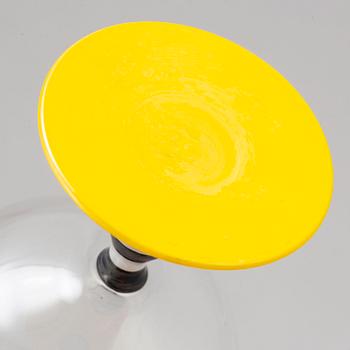 ANNE NILSSON, champagnekupor, 6 st, glas, "Polka", Orrefors, 1900-talets andra hälft.