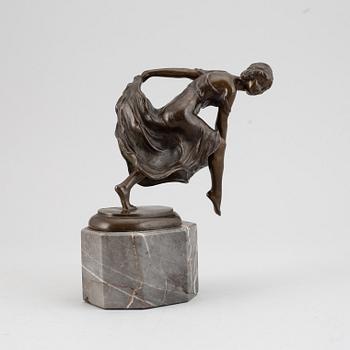 Rudolf Kaesbach, skulptur, brons, signerad.
