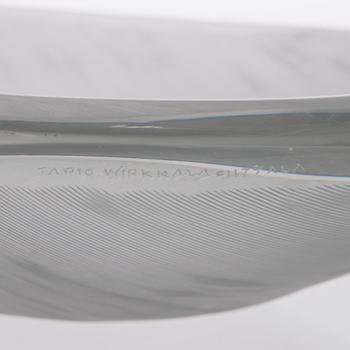 TAPIO WIRKKALA, SKÅL, "Sulka" (Fjäder), signerad Tapio Wirkkala, Iittala.