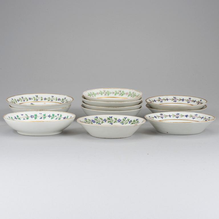 A set of 71 pieces of table wear,  Royal Copenhagen and Barbeaux, Bernardaud B & Co Limoges France.
