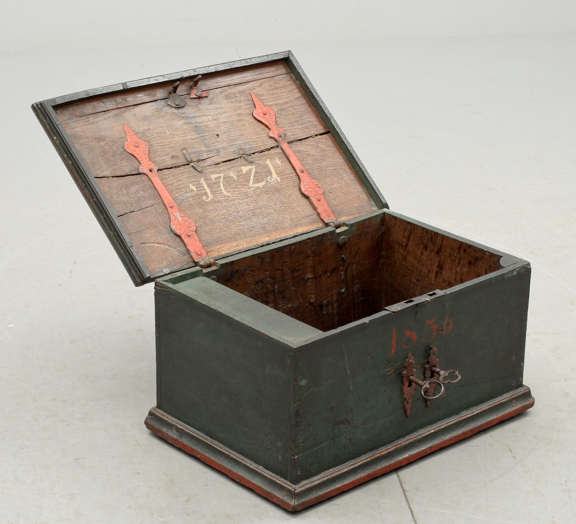 KISTA, allmoge, daterad 1721 samt 1836.