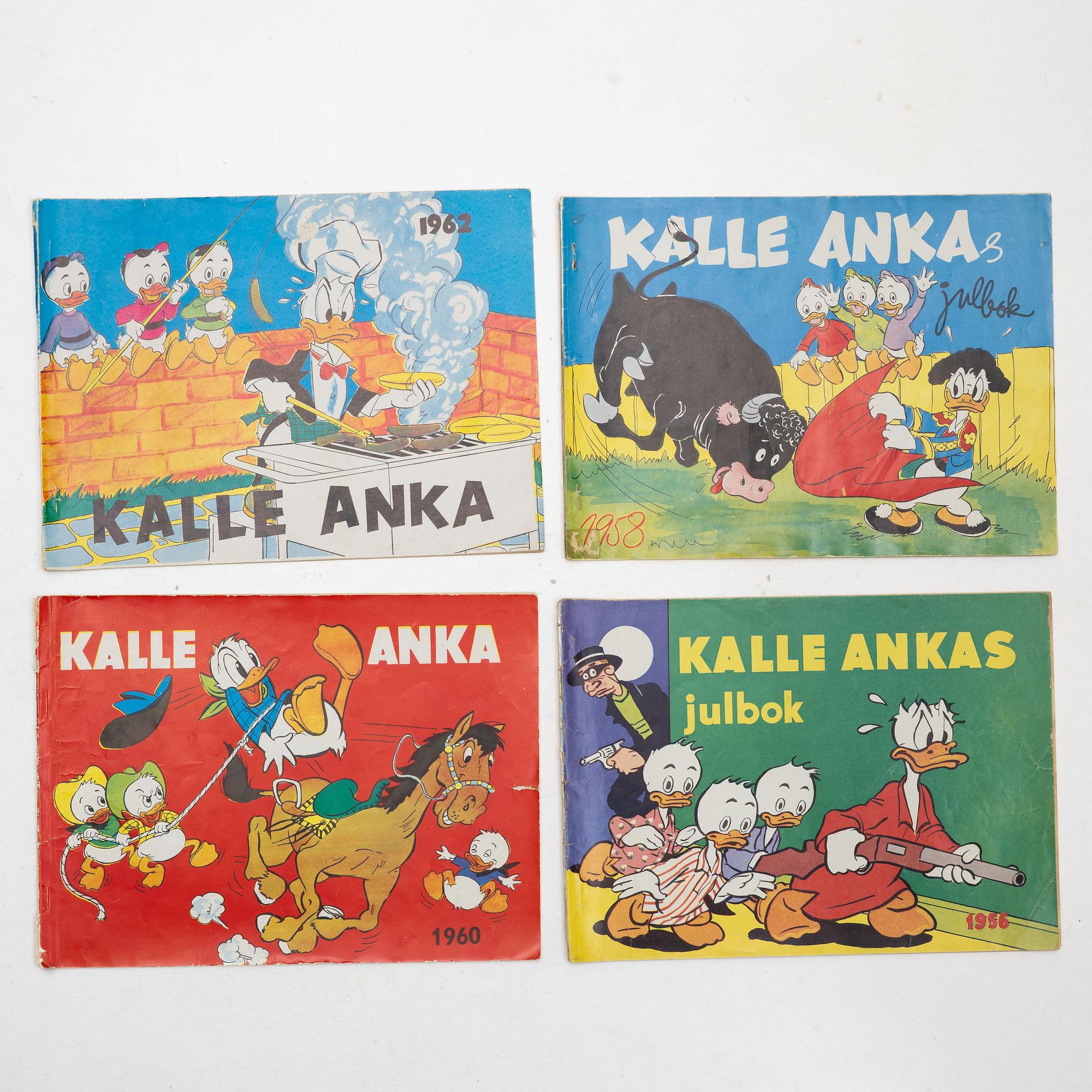 Comic books, 11 items, including “Snow White and the Seven Dwarfs” and “Donald Duck’s Christmas Book”, 1947–1962.