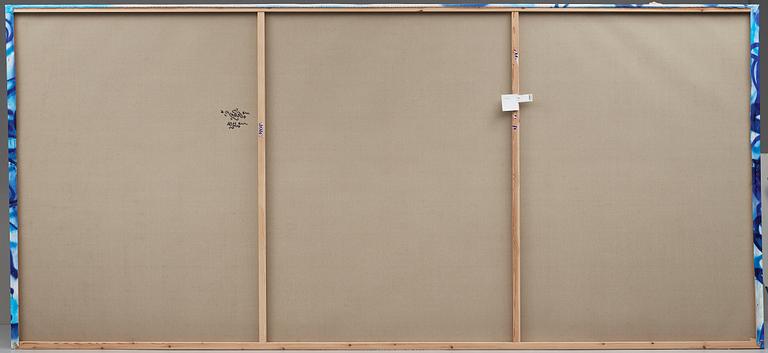 MAGNUS "NUG" GUSTAFSSON, sprayfärg på duk, signerad a tergo.