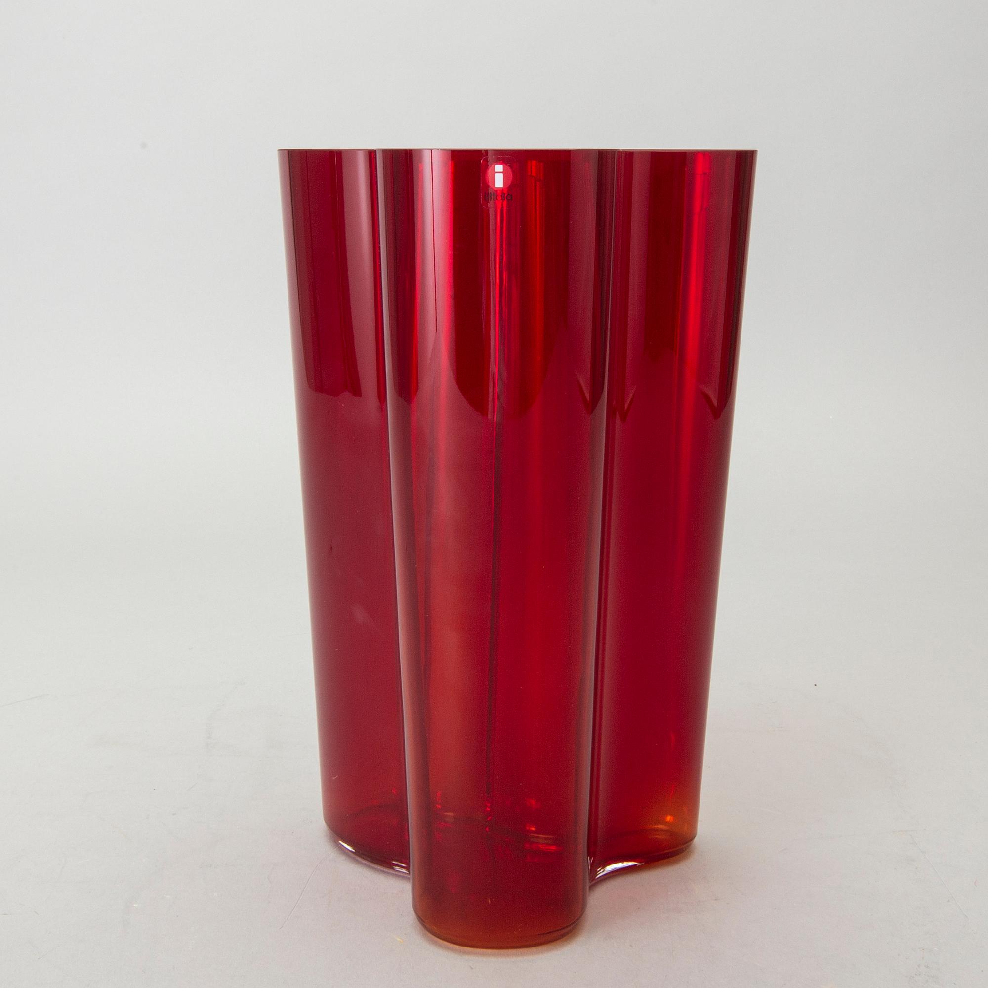 ALVAR AALTO, VAS, glas, "Savoy", Iittala 2000-tal.