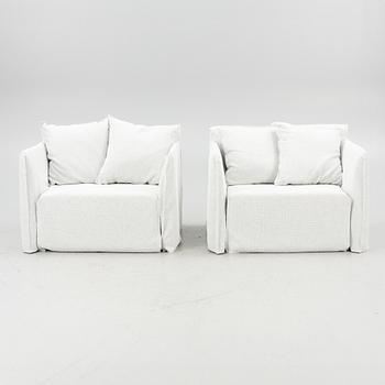 Paola Navone, fåtöljer för utomhusbruk, ett par, "Ghost Out", Gervasoni, Italien.