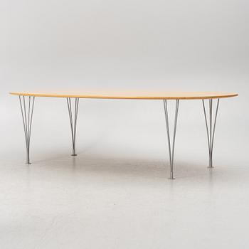 Bruno Mathsson & Piet Hein, a dining table, 'Superellipse', Bruno Mathsson International, Värnamo, 1990's.