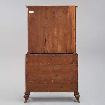 Skrivskåp, Sverige 1700-talets första del, Senbarock.