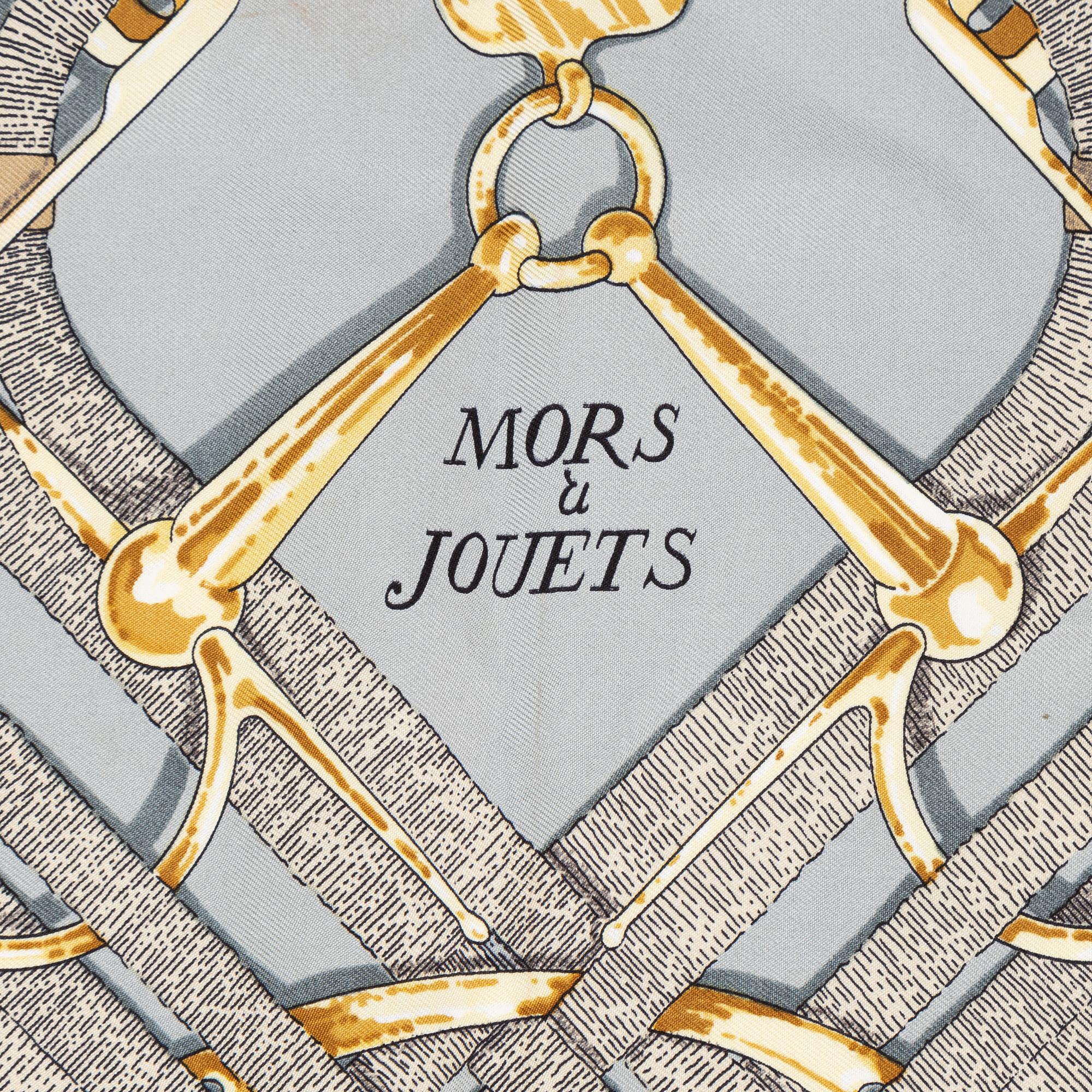 Hermès, a 'Mors et Jouets' silk scarf.