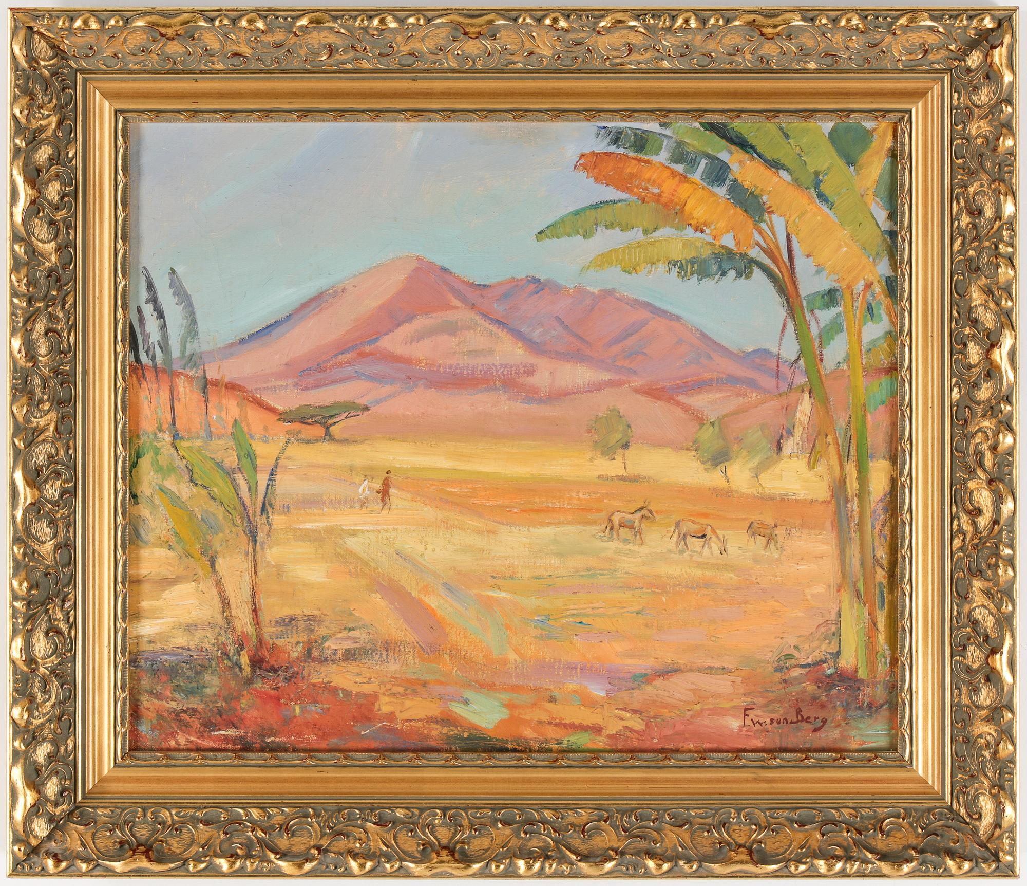 FOLKE WILHELMSSON BERG, olja på duk, signerad, 1960-tal.