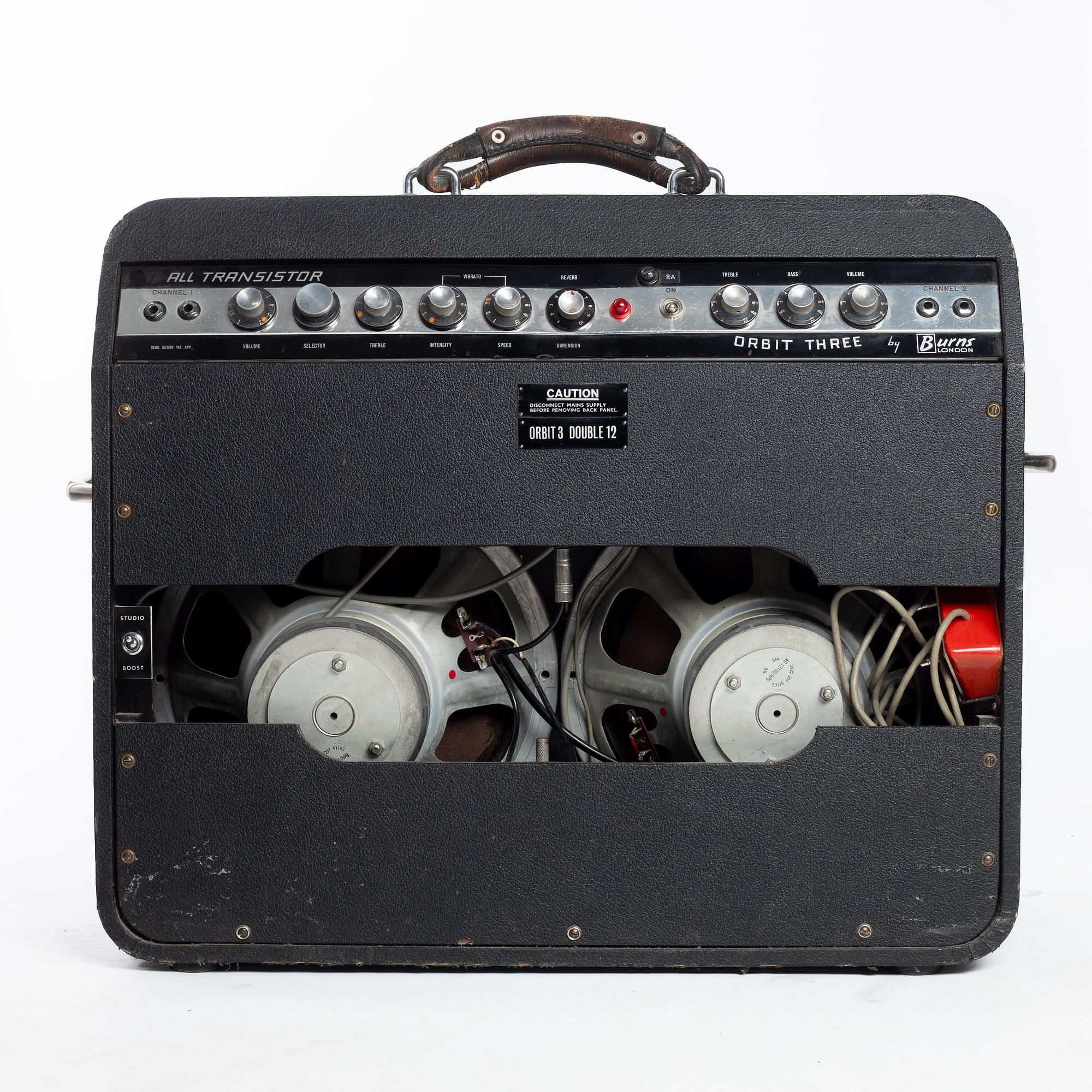 Burns, "Orbit Three", gitarrförstärkare, England 1960-tal.