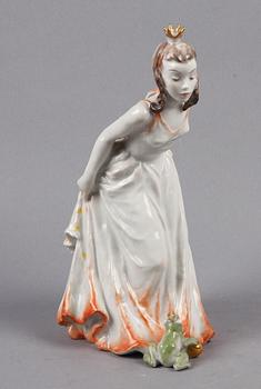 FIGURIN, porslin, modellnr 1793, Friedrich-Gronau, Rosenthal Kunstabsteilung, Tyskland.