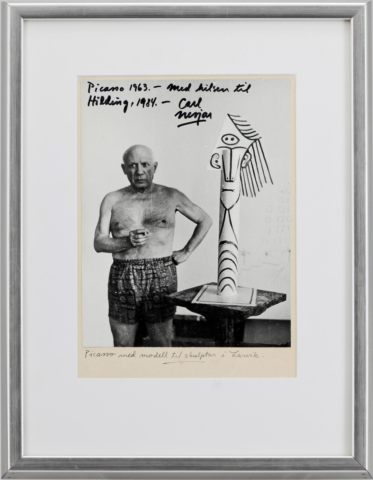 CARL NESJAR, fotografi, sign och dat 1963.