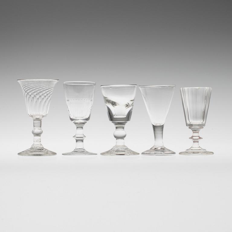 PARTI GLAS, 18 st, 1800- och 1900-tal.