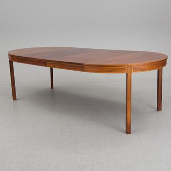 A rosewood dining table by Bertil Fridhagen for Bodafors.
