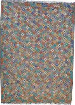 A CARPET, kilim, ca 355 x 258 cm.