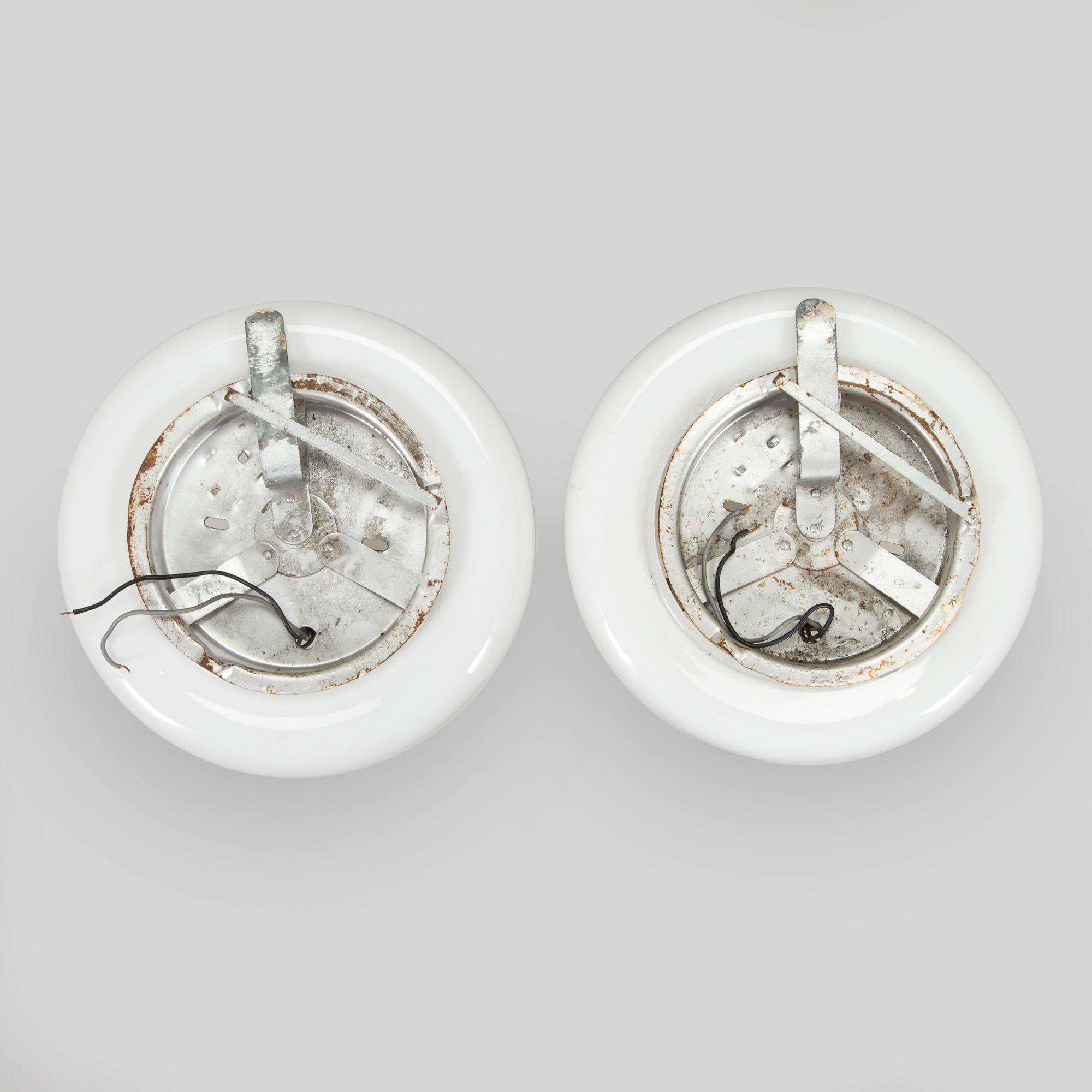 Gunnel Nyman, Kattovalaisimia, 2 kpl, malli 80115, Idman 1900-luvun puoliväli.