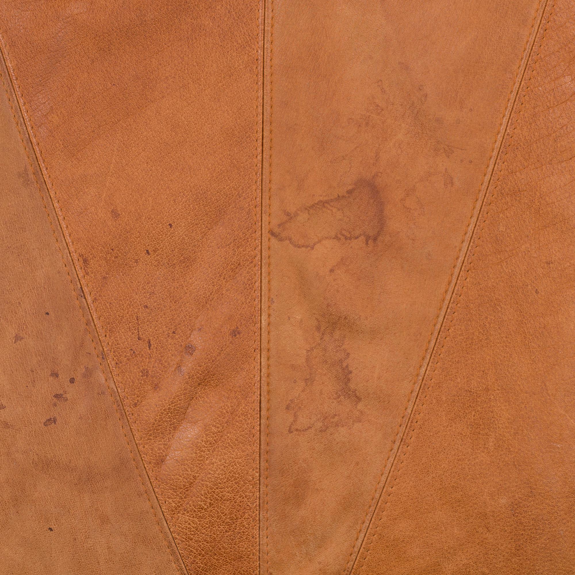 A 1980/90's "Skye" leather lounge chair by Tord Björklund for IKEA.