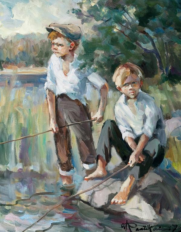 Orvo Raatikainen, BOYS FISHING.