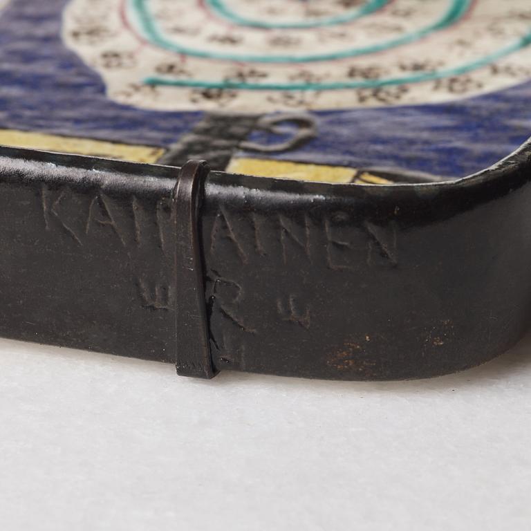 Birger Kaipiainen, a ceramic dish, Rörstrand, Sweden 1950's.