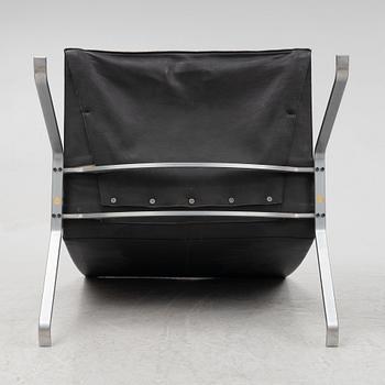 Poul Kjaerholm, a pair of "PK22"lounge chairs, Kold Christensen, Denmark.
