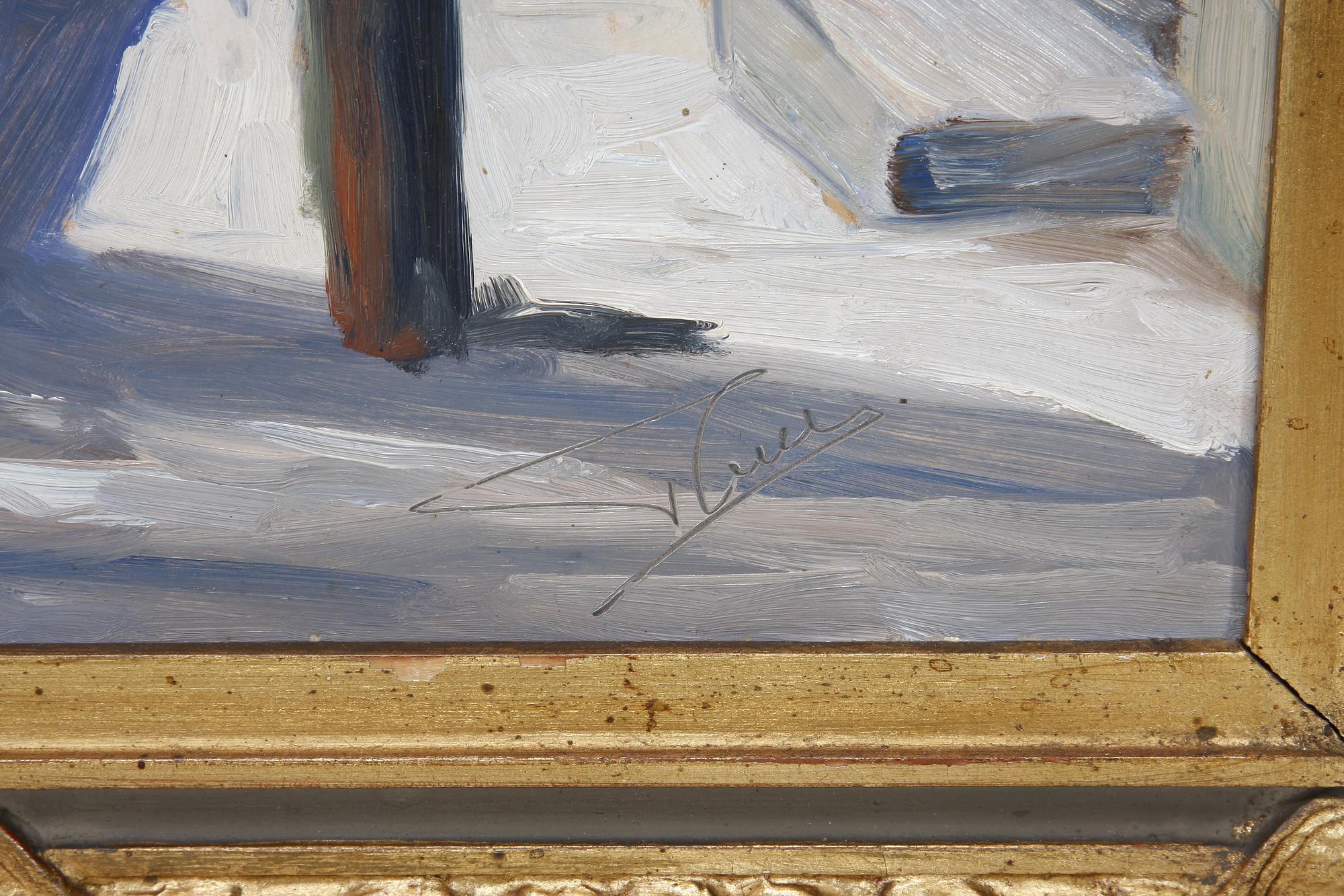 OKÄND KONSTNÄR, oljemålningar, 2 st.