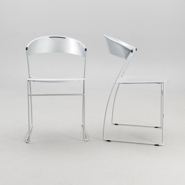 A set of nine stackable 'Juliette' chairs for Cerruti Baleri, Italy 2000s. Model designed in 1987.