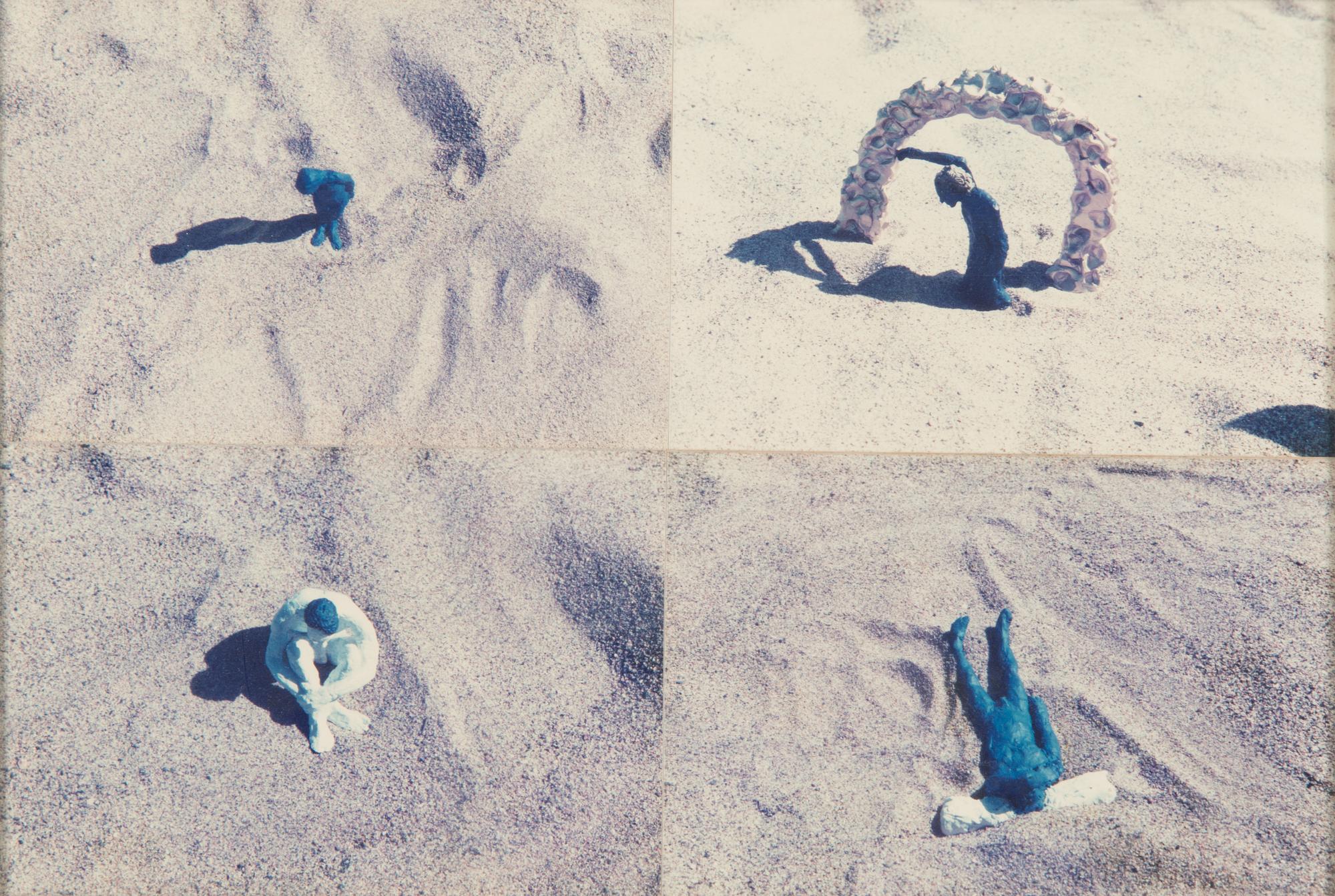 Risto Suomi, photograph polyptych, four parts, a tergo signed.