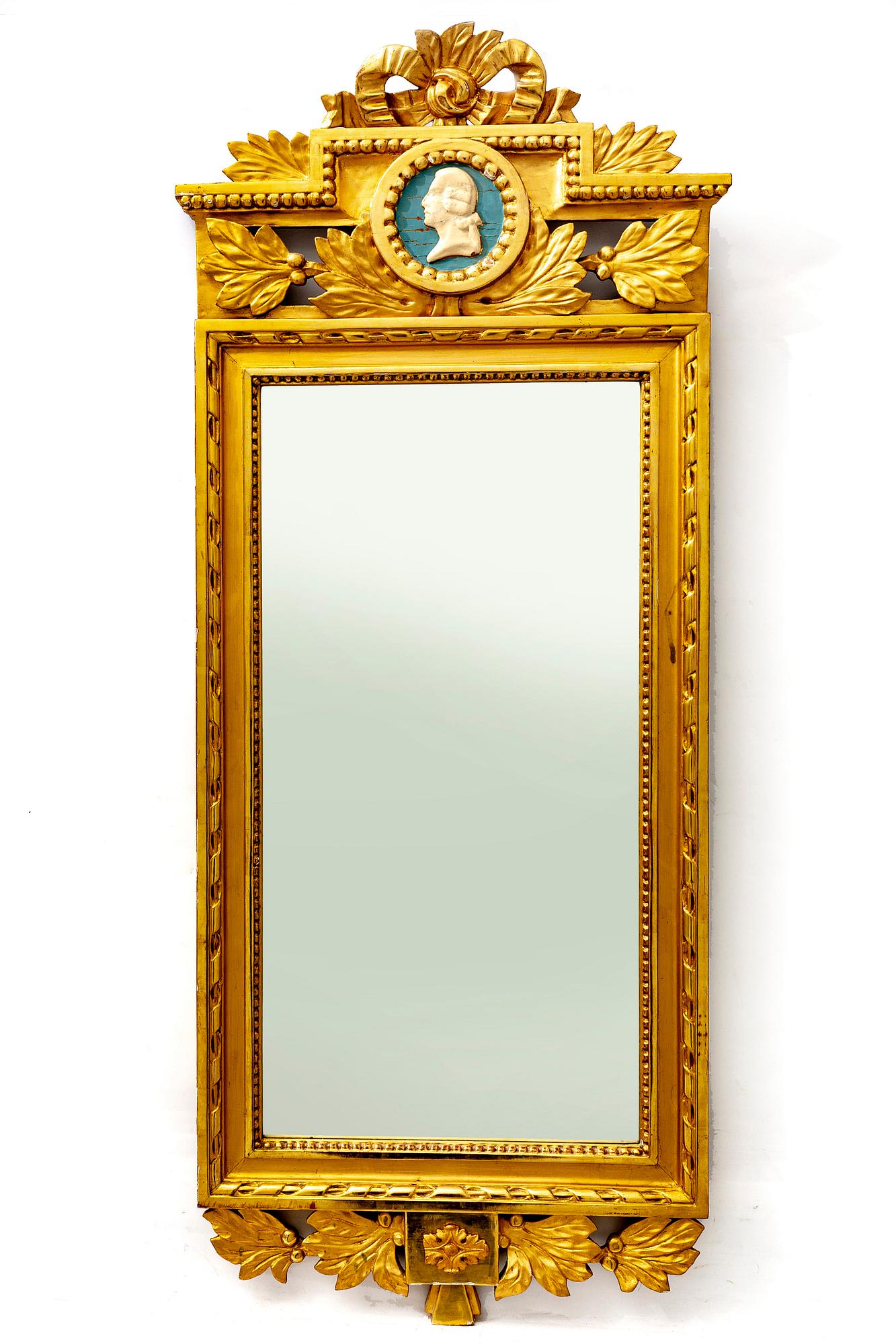 Spegel, Gustaviansk stil, 1900-talets mitt.