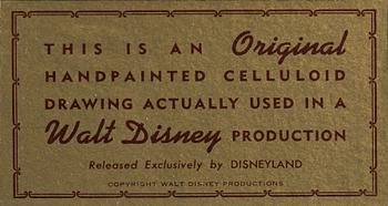 Walt Disney, three celluliod film cells.
