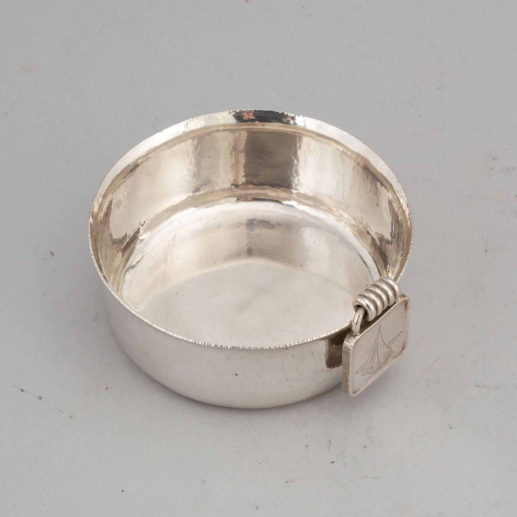 CLAËS GIERTTA, a sterling silver coaster, Stocholm 1992.