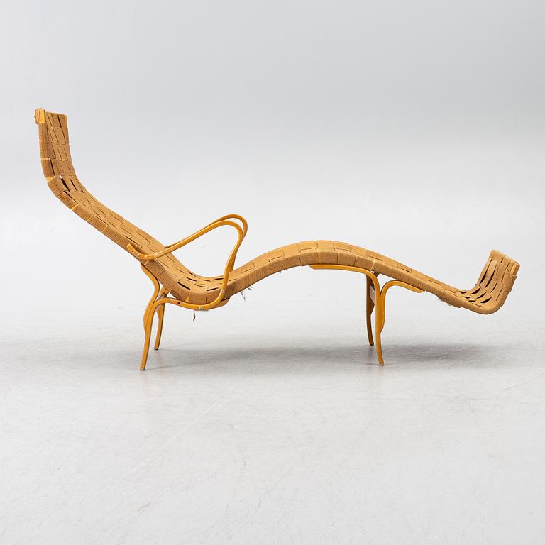 Bruno Mathsson, a 'Pernilla 3' lounge chair, Karl Andersson, 1960s.