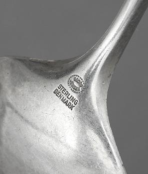 BESTICKSERVIS, silver, 38 delar. "Cypress", Tias Eckhoff, Georg Jensen, Köpenhamn. Vikt ca 1900 gram.