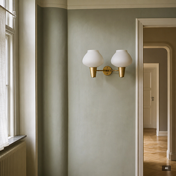 Asea, a wall lamp, Swedish Modern, 1940s/50s.