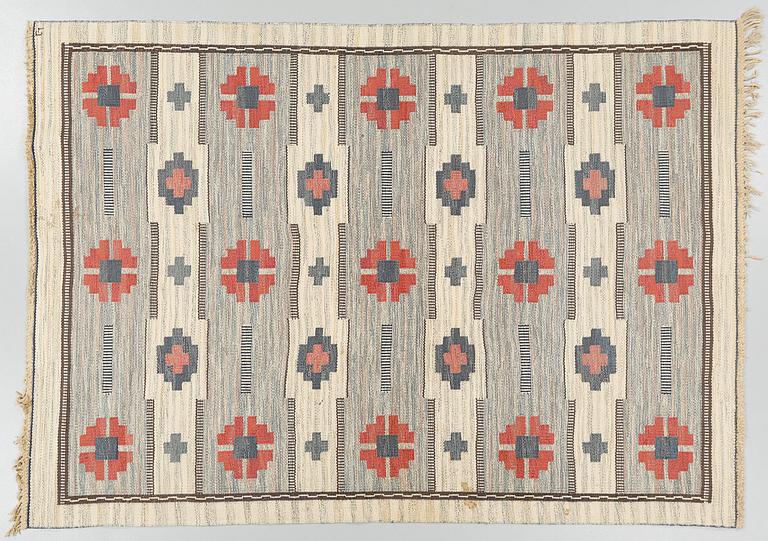 MATTA, rölakan, signerad LJ, 223 x 170 cm, 1900-talets andra hälft.