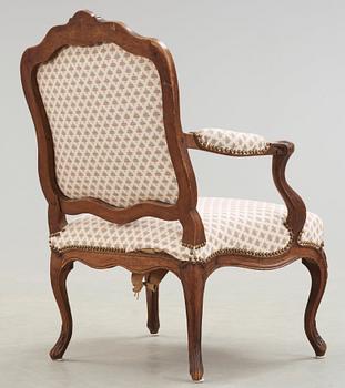 A Louis XV 18th century armchair.