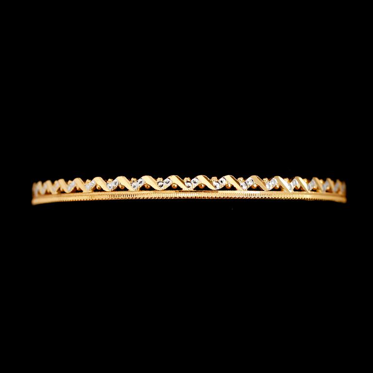 ARMBAND, 22 k guld. Vikt ca 18 gram.