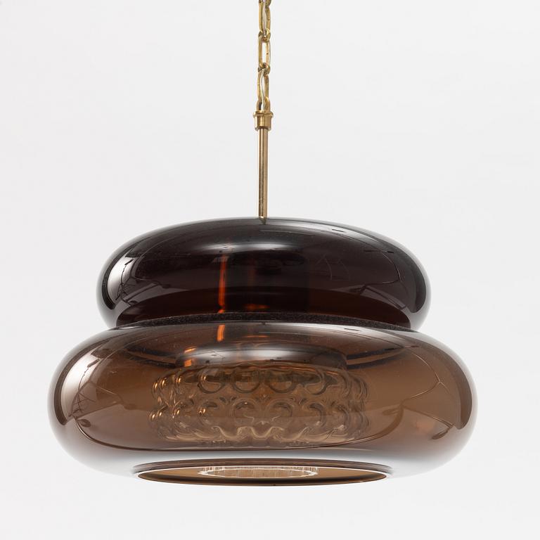 Carl Fagerlund,  a 'Bubblan' ceiling light, Orrefors.