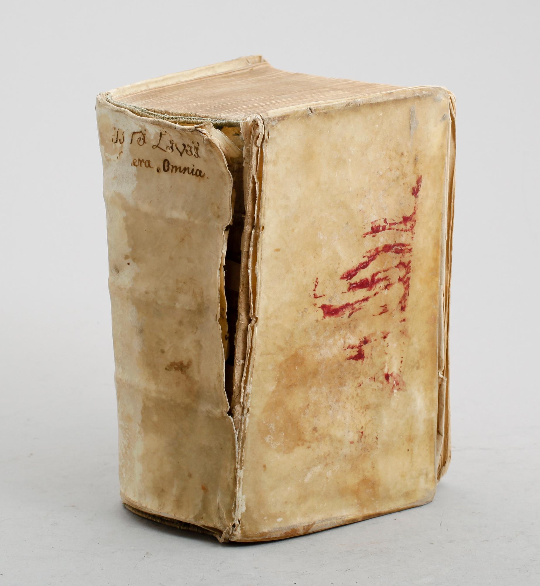 BOK: Titi Livii Patavini Historiae Romanae Principis, Jano Grutero, tryckt 1634 Jacobi Fischeri.