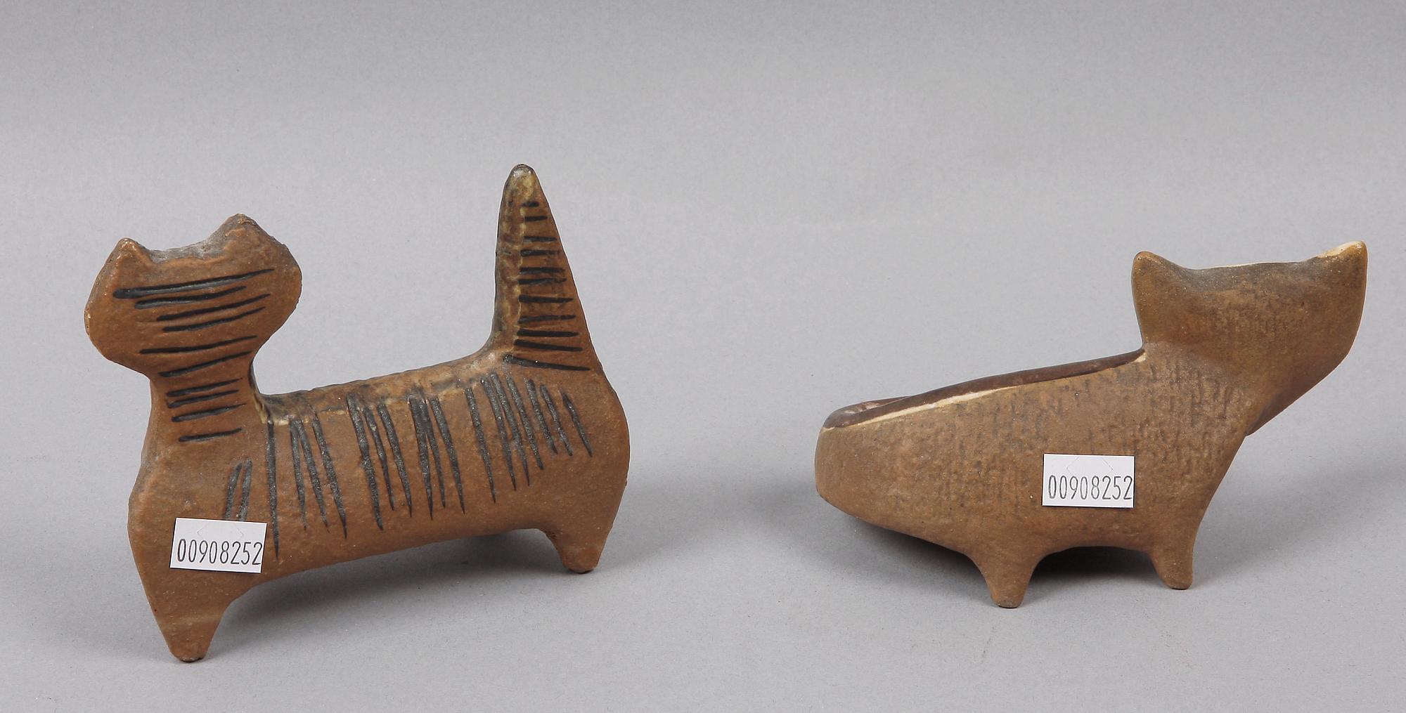 FIGURINER, 2 st, stengods, Lisa Larson, Gustavsberg.