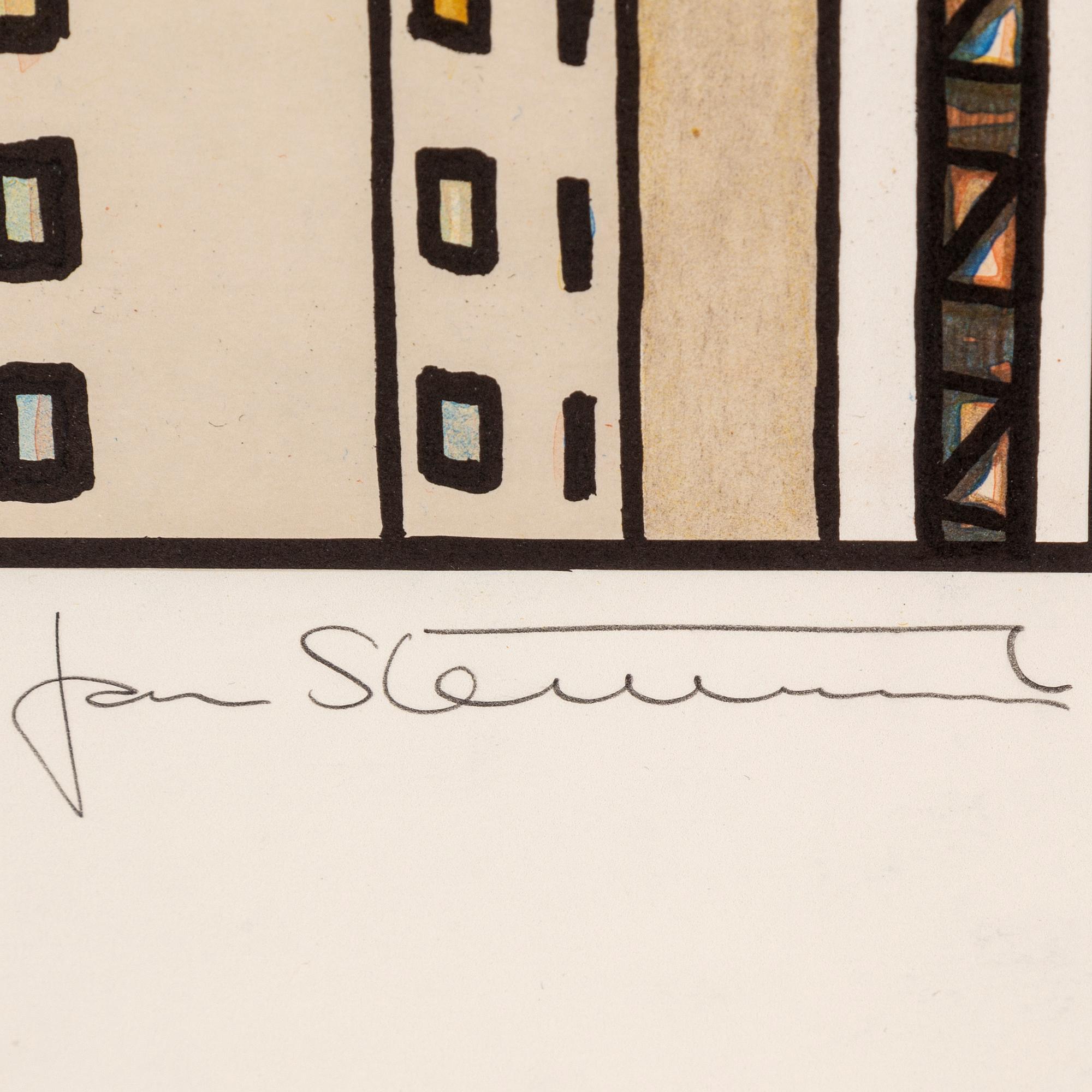 JAN STENMARK, lithograph in colours, signed 105/190.