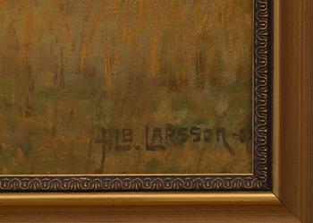 ALBERT LARSSON, olja på duk, signerad och daterad 1907.
