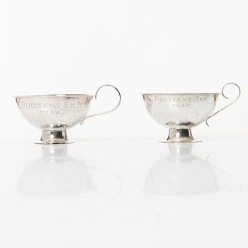 Silver, 11 pieces, Sweden, 20th century, including KG Markström, Uppsala 1949.