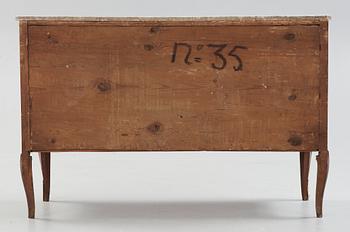 A Royal commode made by Georg Haupt 1782 for prince Karl Gustav, Duke of Småland, the second son of Gustav III.