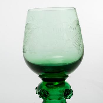 VINGLAS/REMMARE, 11 st, glas, 1900-tal.