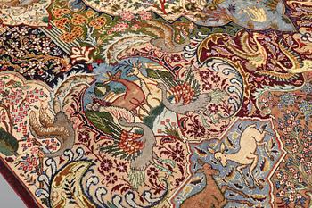 A carpet, Kashmar, c. 385 x 290 cm.