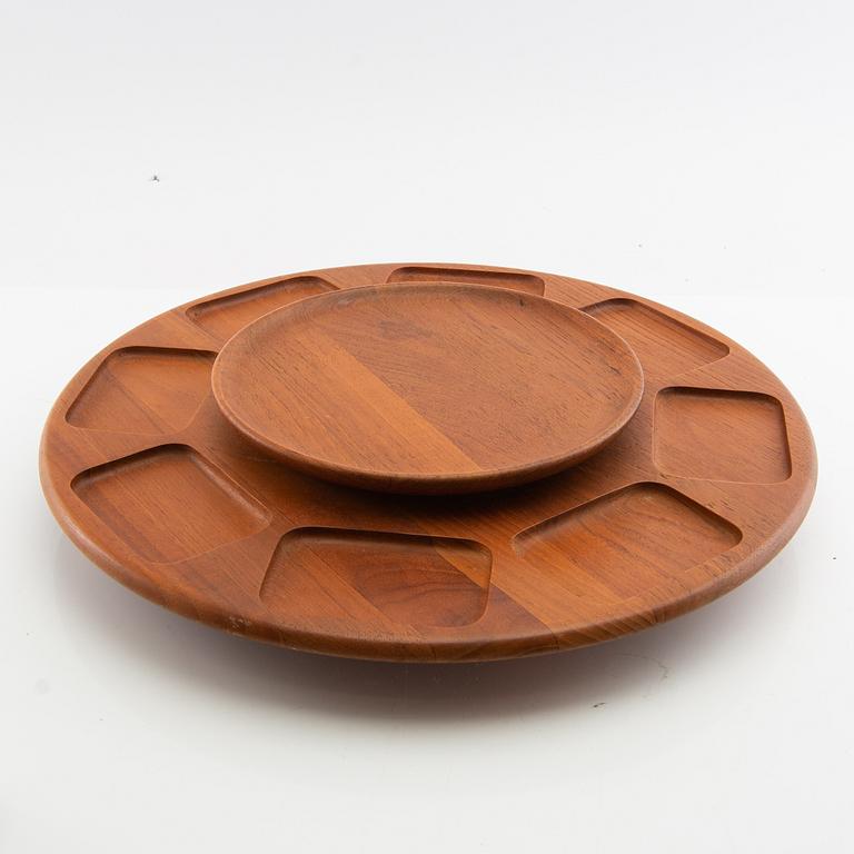 Serving tray "Lazy Susan" Digsmed Denmark 1970s.