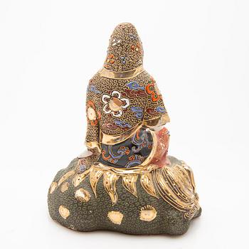 A porcelain set, 3 pieces, Satsuma, Japan, 20th century.
